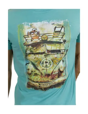 T-shirt Rusty Easy Redskins ref 52331 Turquoise